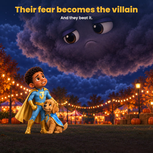 The villain is the fear they're beating, like The Gloom for the dark