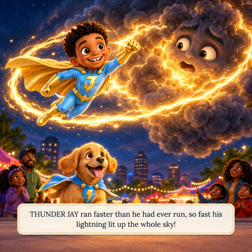Action page: your kid saving the day as a superhero