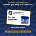 Hero Book Gift Card: give the gift, they make the hero